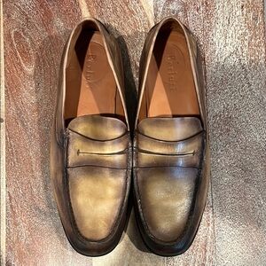 Berluti Brown Leather Men's Loafers